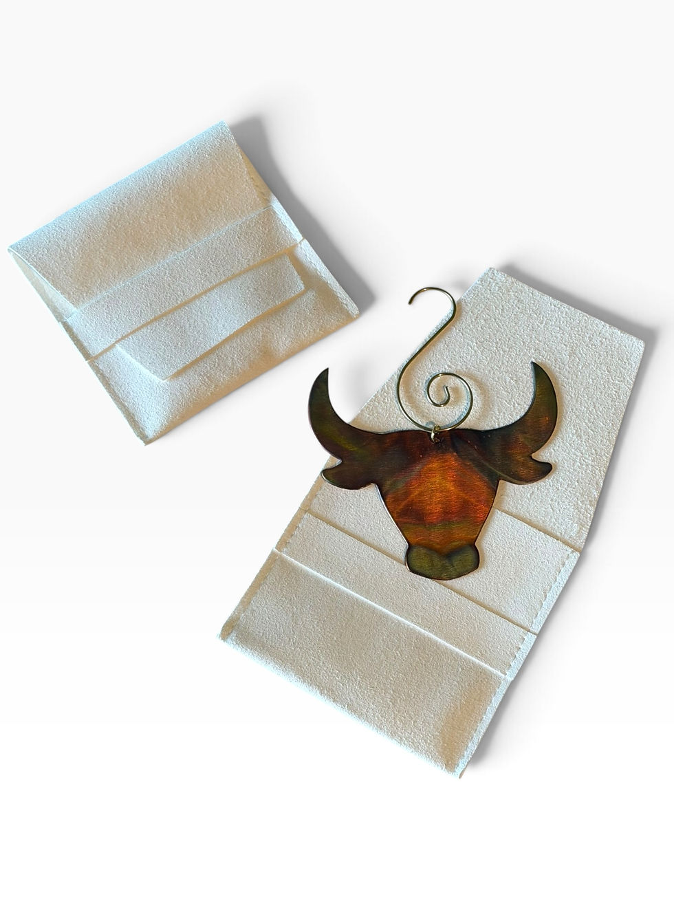 Thumbnail: Copper Longhorn Ornament