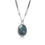 Thumbnail: Blue Opalized Petrified Wood Pendant - GP337