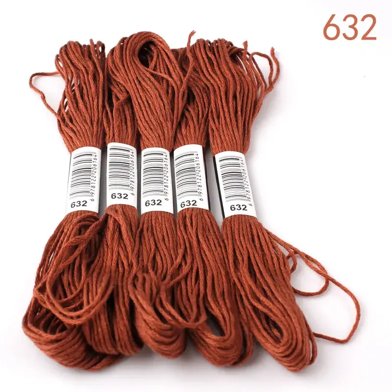 Thumbnail: 597---726--Cxc 10 Pcs Cross-Stitch Embroidery Thread Floss Sewing Skeins Pieces