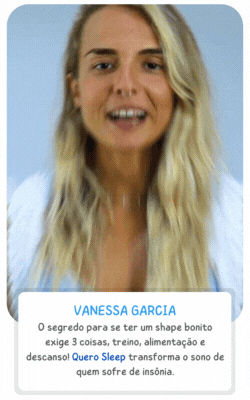 Vanessa Garcia falando sobre a melatonina Quero Sleep