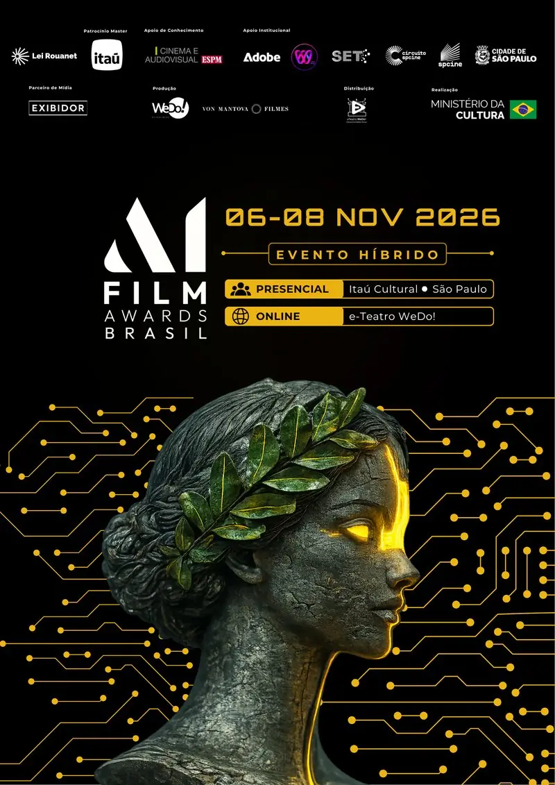 Cartaz do AI Film Awards Brasil 2026