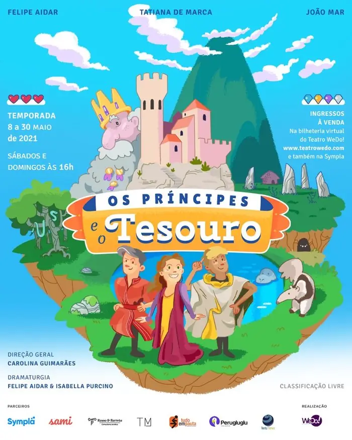 Cartaz de Os Príncipes e o Tesouro
