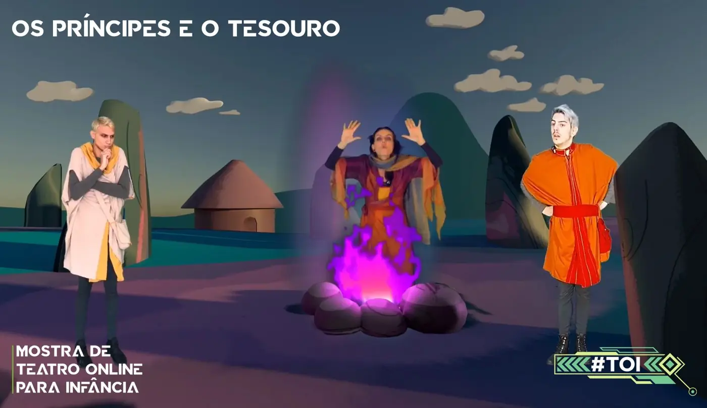 Cena de Os Príncipes e o Tesouro