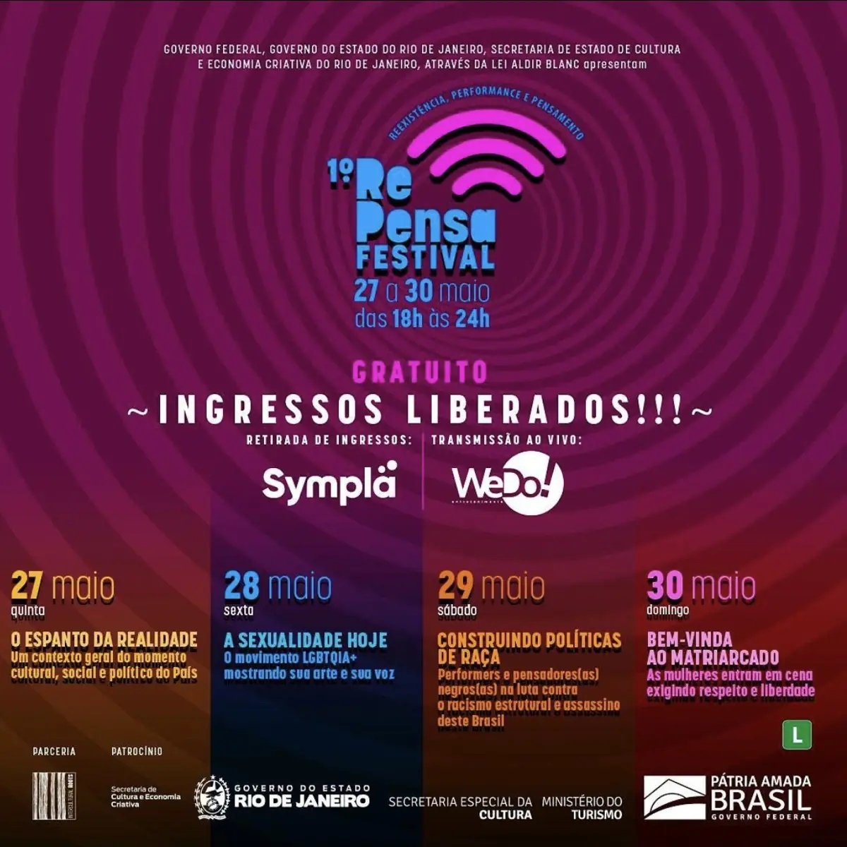 Cartaz do 1º RePensa Festival