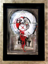 Igael Tumarkin Original Astronaut Series Mixed Media Artwork | Gallery Aviv