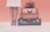 Woman with Suitcases
