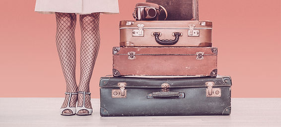 Vintage Luggage Stack