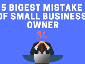 Entrepreneur’s 5 MAJOR Mistakes
