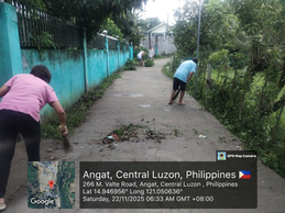 Weekly Clean Up Drive ng Brgy. Banaban (Nov. 22)