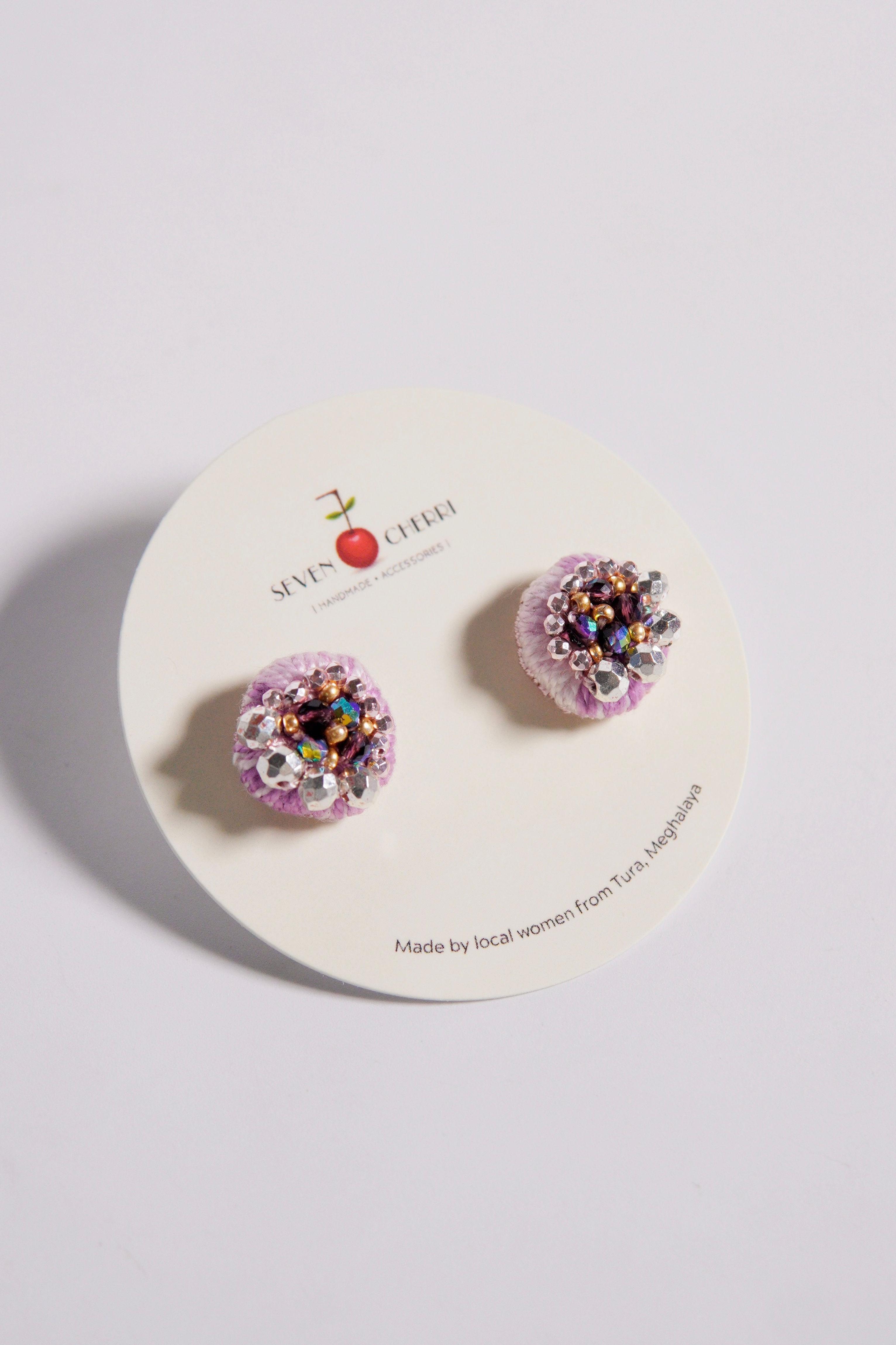 Flamingo Rose Studs