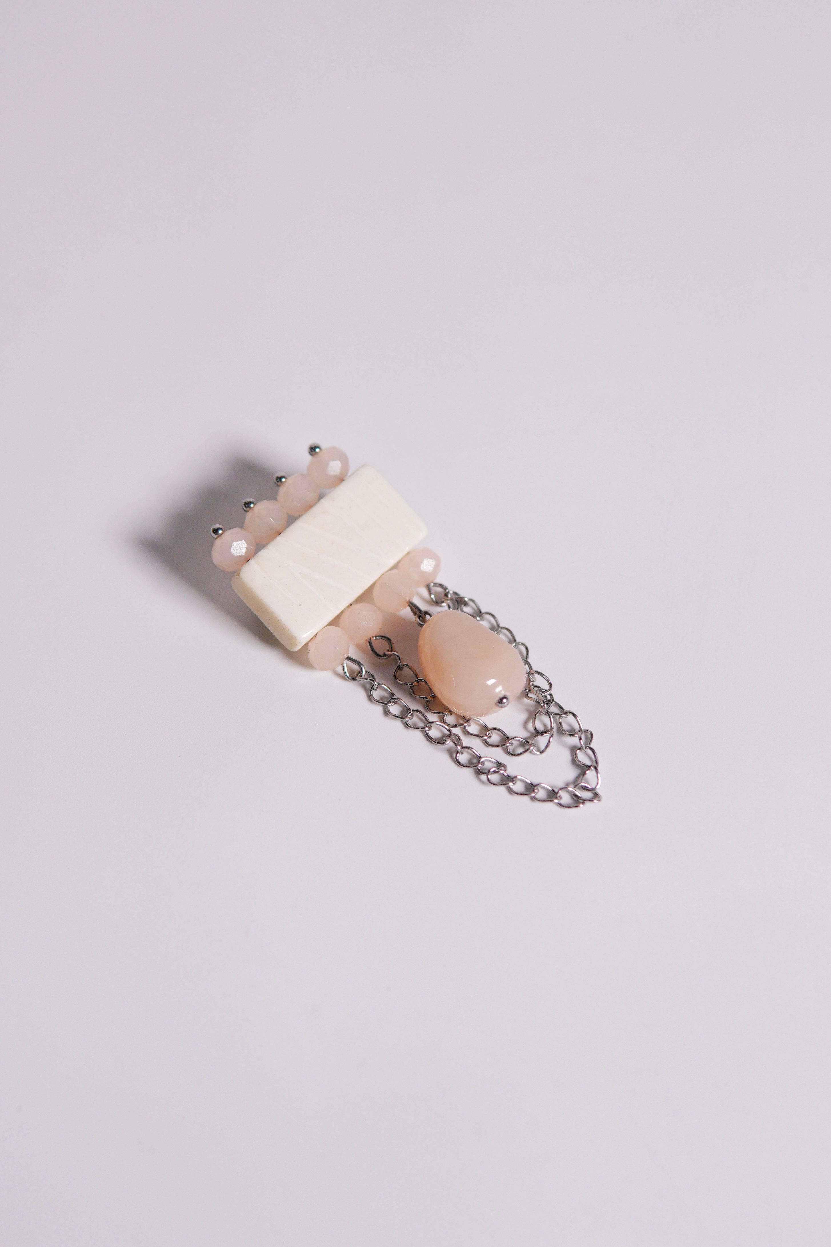 Peach Chandelier Brooch