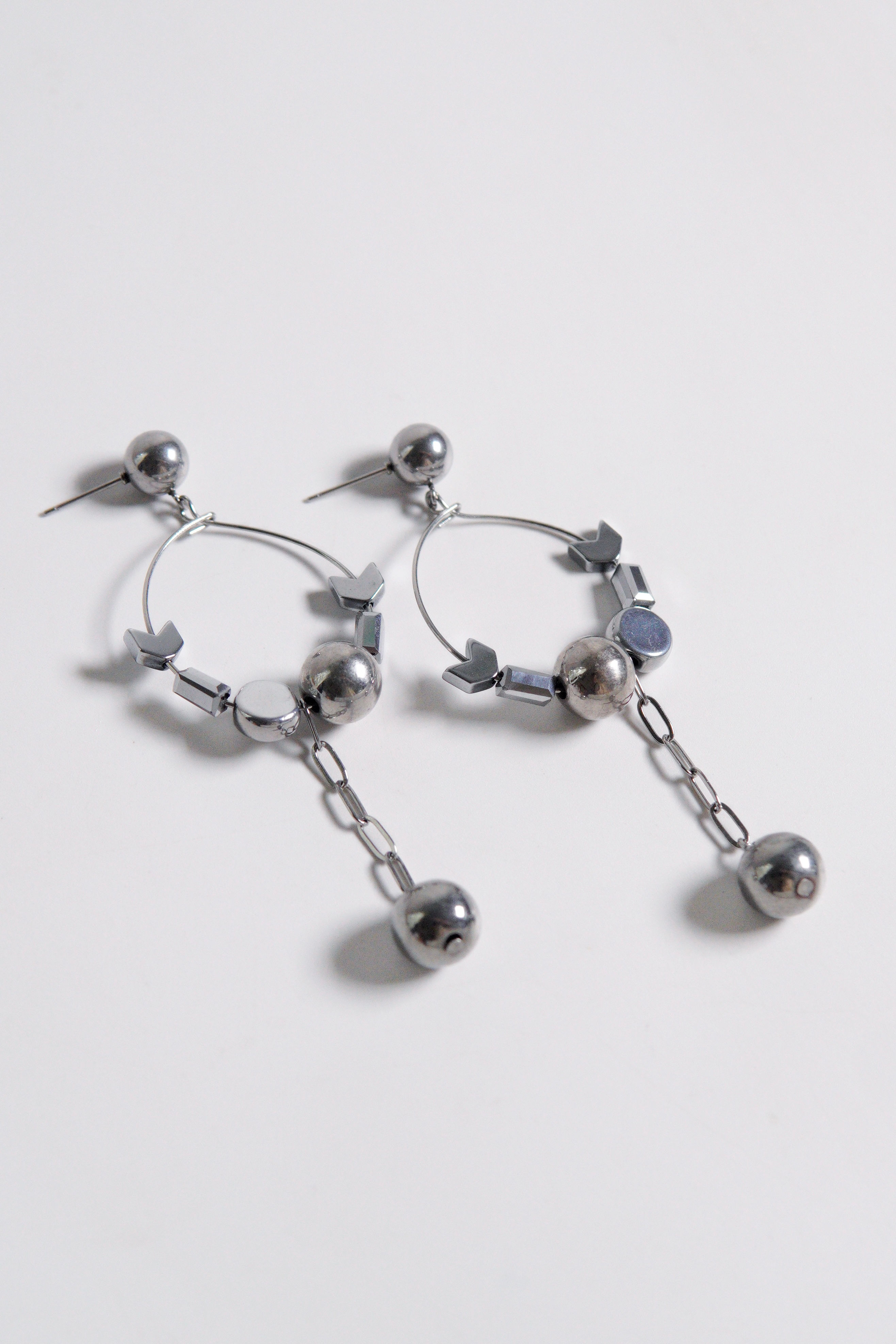 Nova Drop Hoop Studs