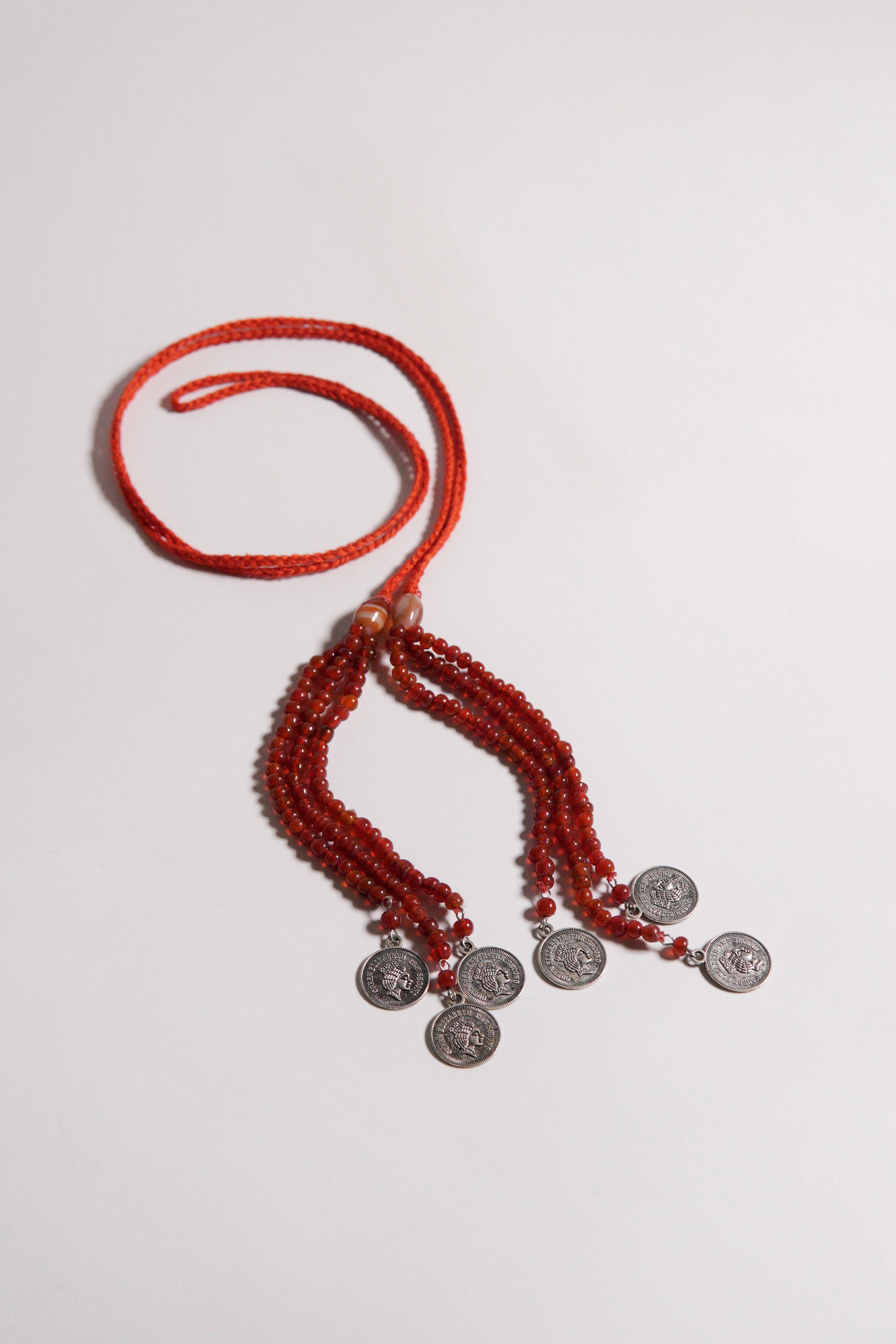 Red Antique Mending Hair Tie