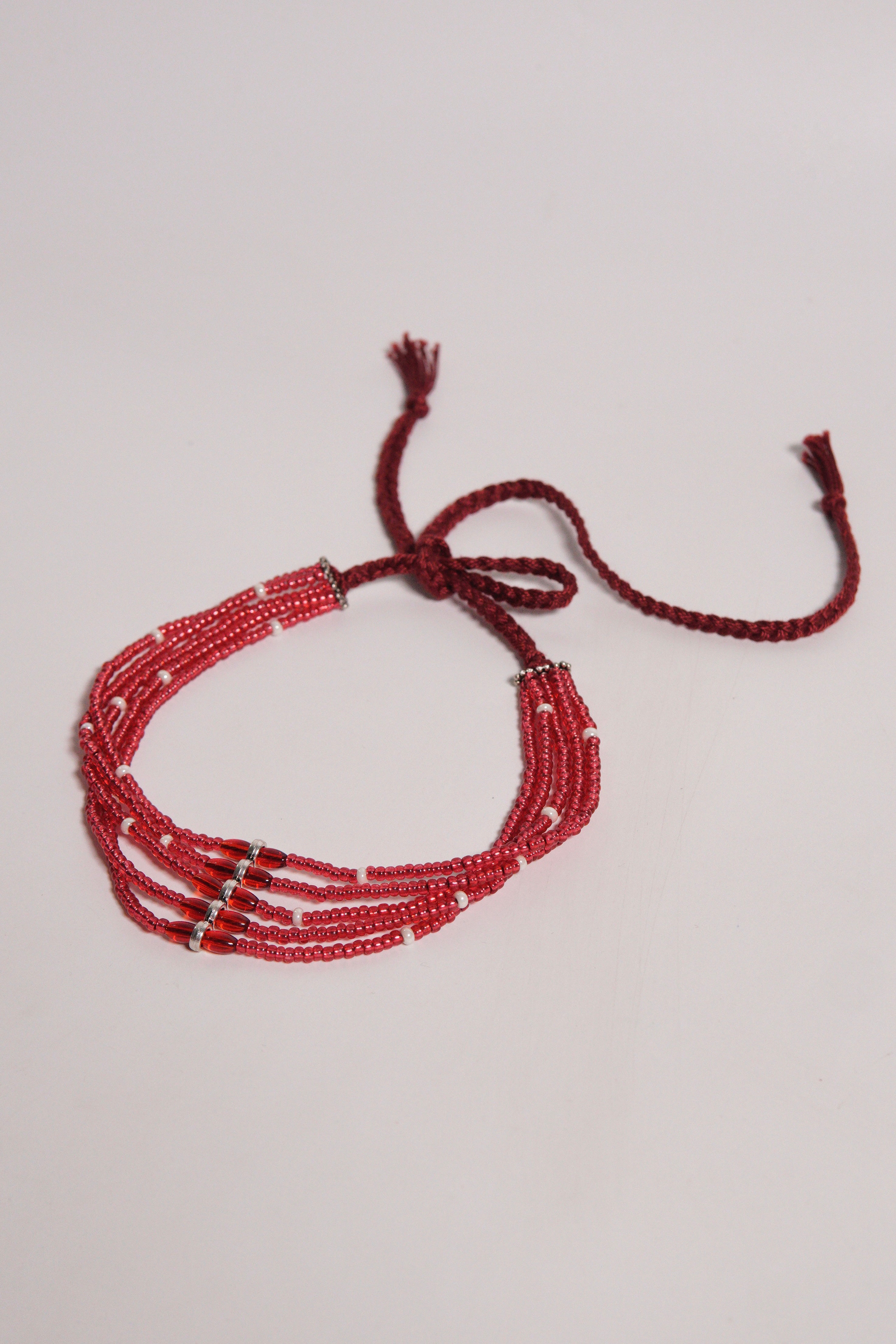 Red Beaded Choker