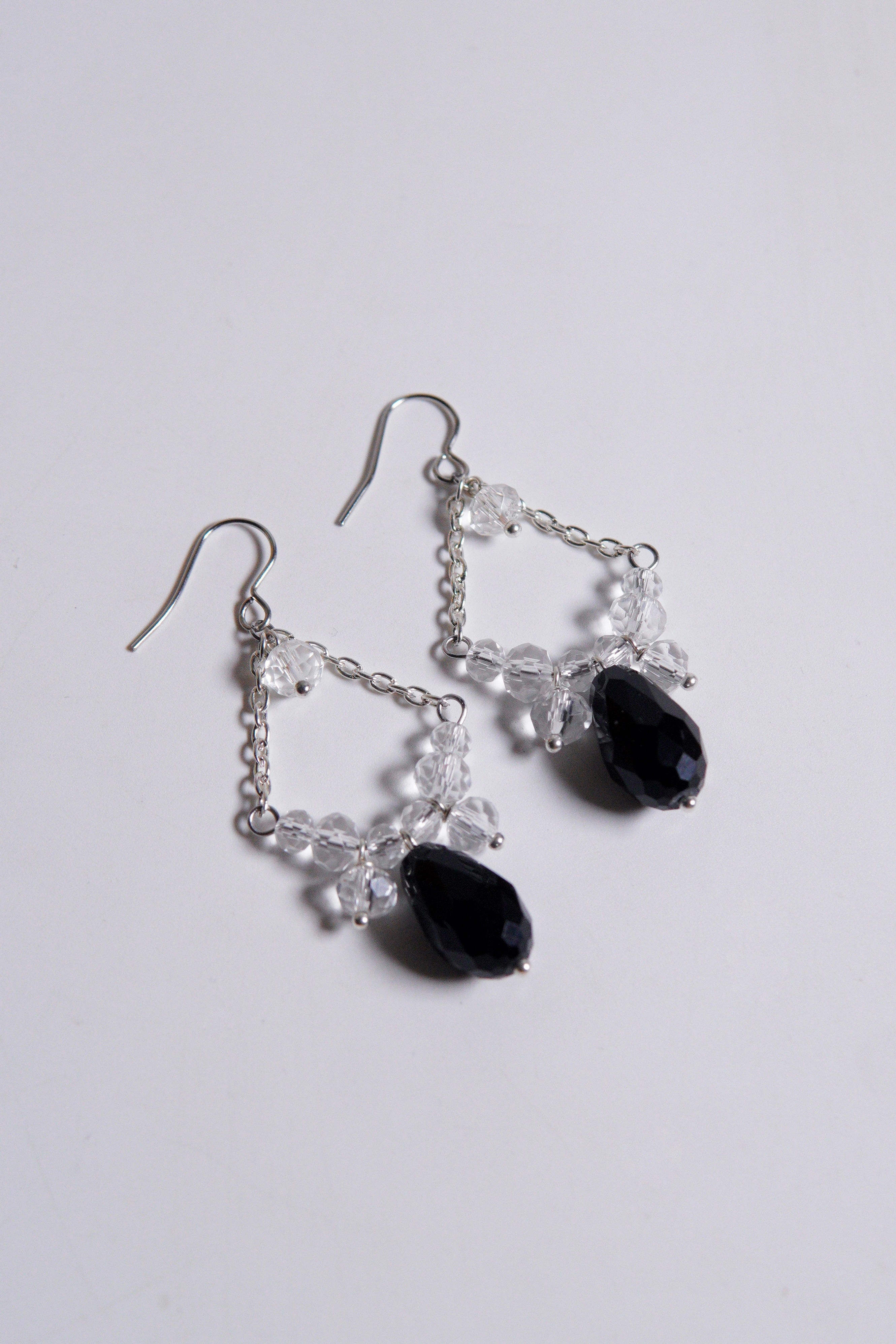 Black Crystal Earrings
