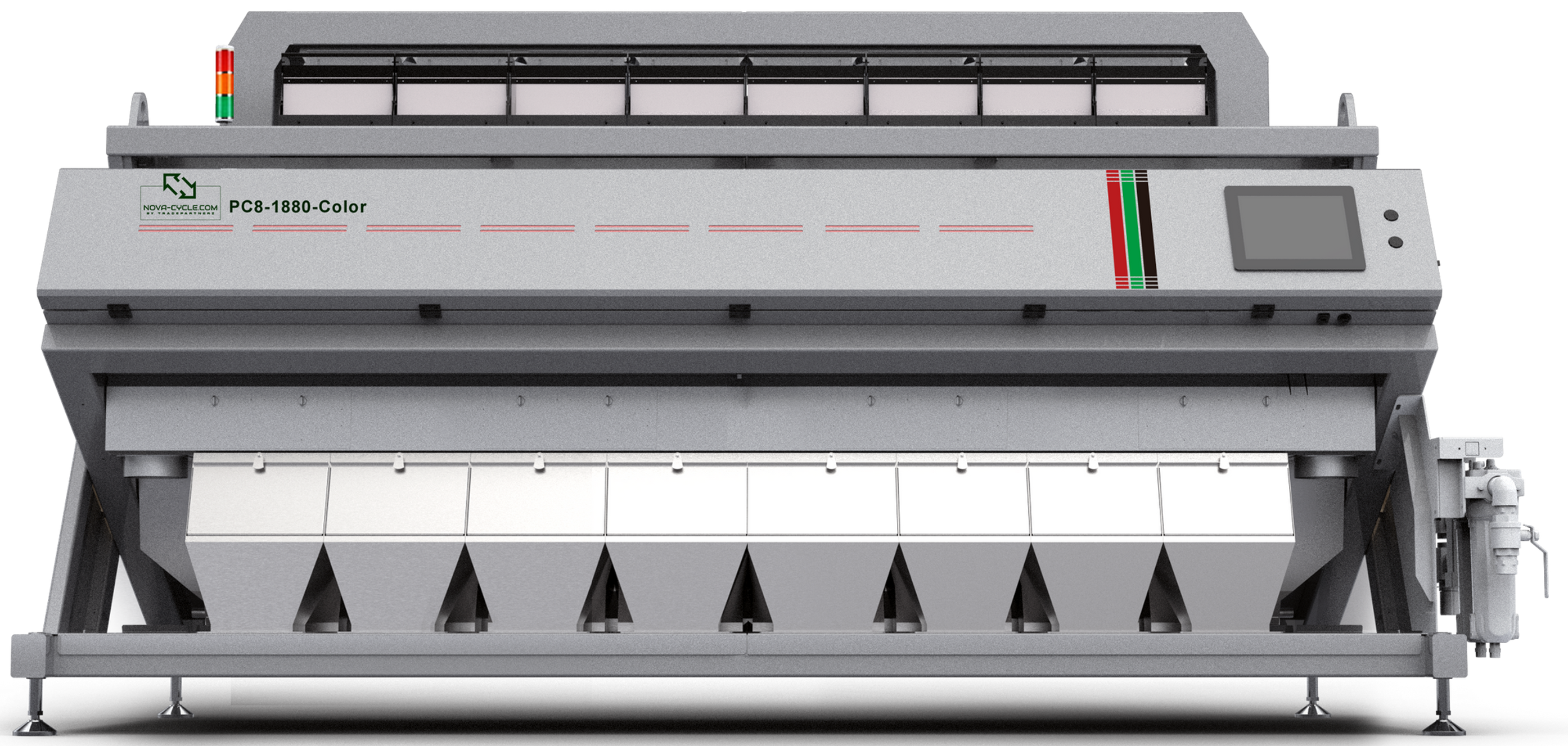 NOVA-CYCLE PC8-1880-Color - plastic sorting on COLOR