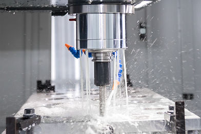 High precision CNC machining center work