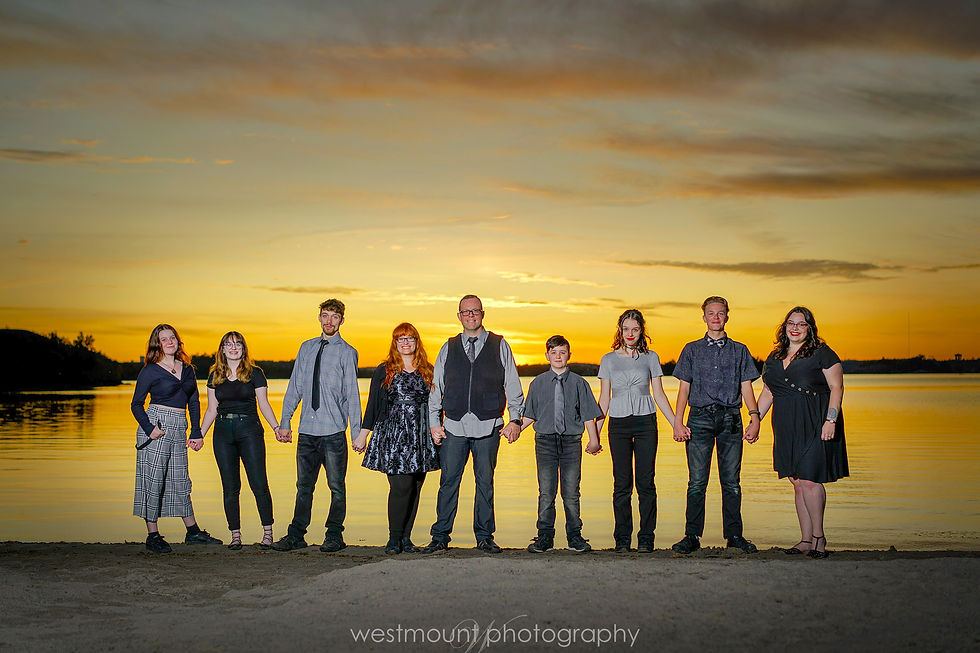 When you bring all 7 kids for a family photo shoot...