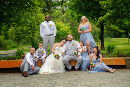 Wedding bridal party at Fielding Park at one of our pop up wedding days