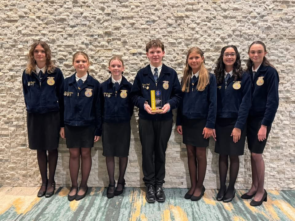 Stella Gounder-Gaudet, Mia Chapdelaine, Kylie Kirschbaum, Hunter Roof, Calleigh Cooper, Kinsey Campbell, and Veronica Hutchinson