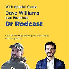 Eye-level view of Dr. Rodcast sharing wellness tips