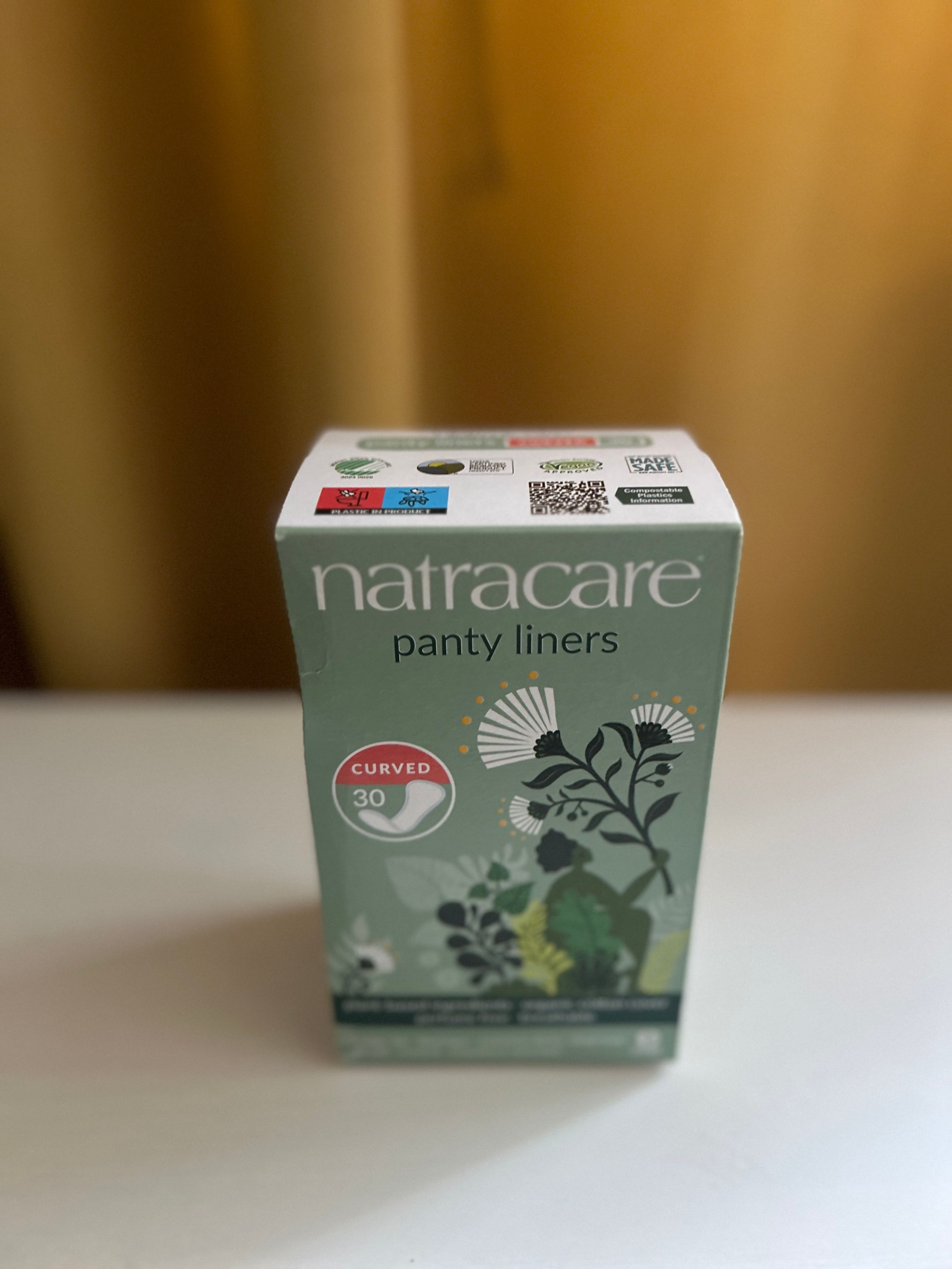 Natracare BIO tisztasági betét - ívelt - 30 db