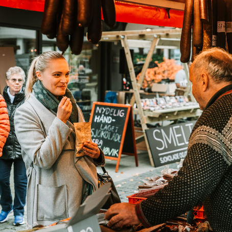 Dobler lengden på Matmarkedet