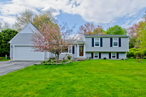 47 Pynchon Road in South Hadley MA. It's a large split level ranch with a full lawn and a big garage. 