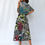 Thumbnail: All-Over Print Women's Elastic Waist Dress
