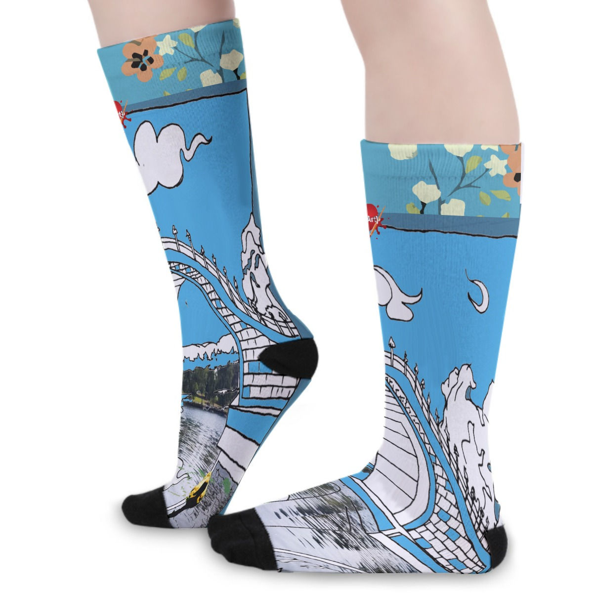 All-Over Print Unisex Long Socks