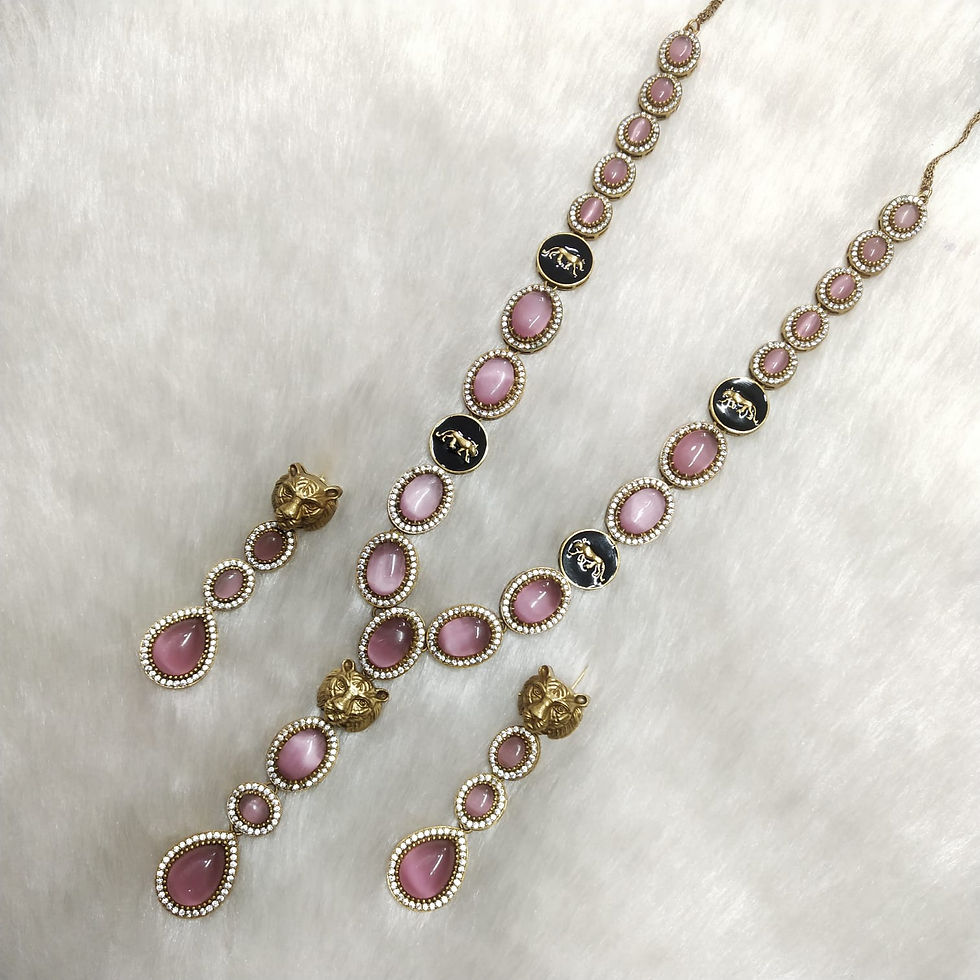 Thumbnail: Contemporary real stone daily wearable sets