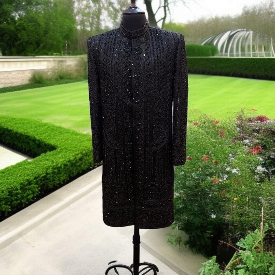 Black Sherwani