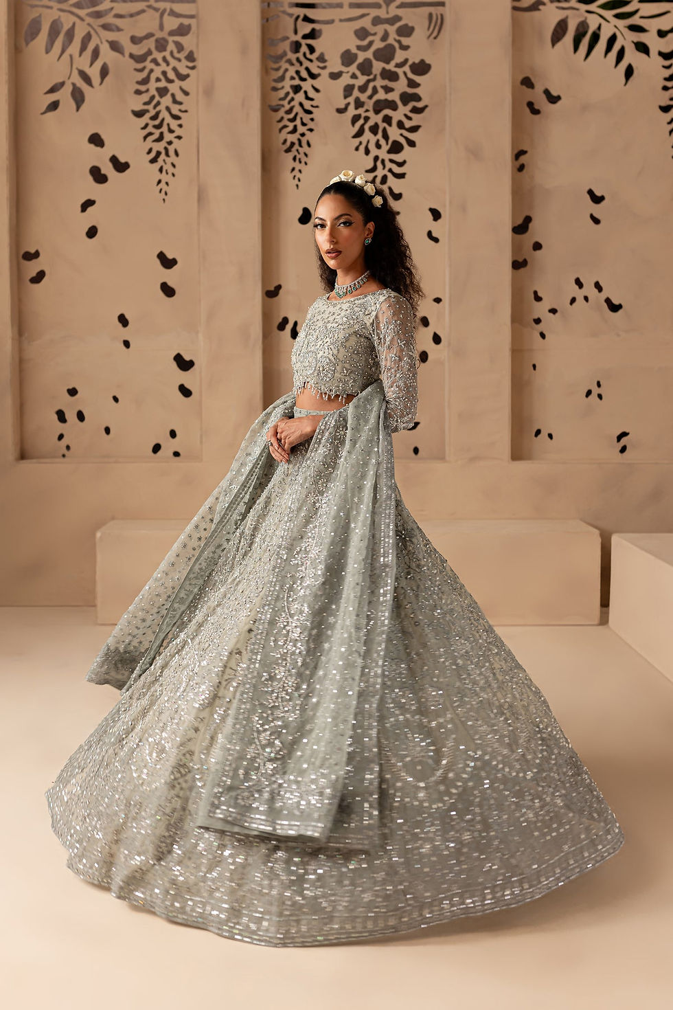 Thumbnail: Hanzla 4Pc - Bridal Dress