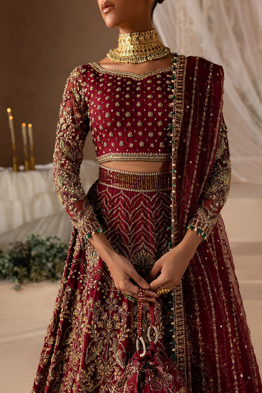 Thumbnail: Barbeena 4PC - Bridal Dress