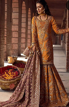 heavy embroidery festive dress