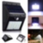 Miniatura: Luminária Solar 20 LEDs com Sensor