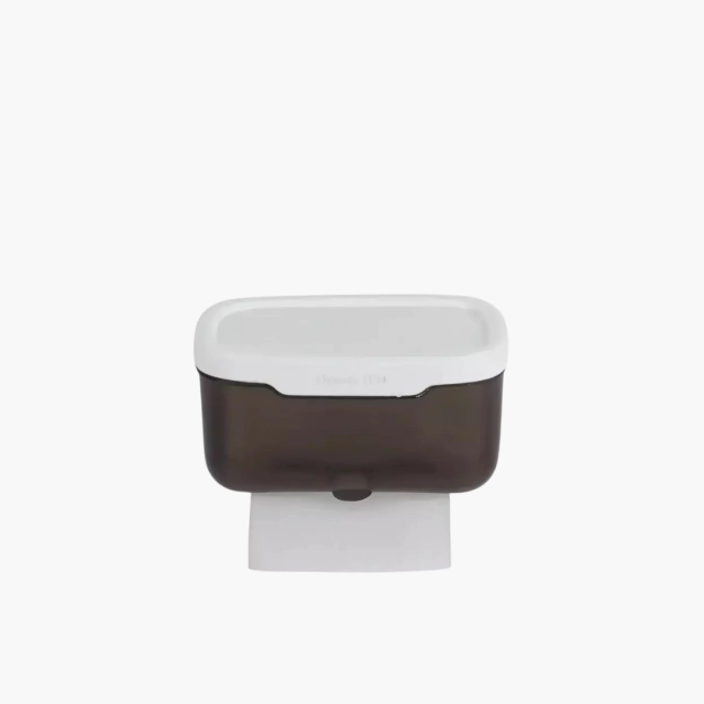 Suporte de Papel Higiênico com Tampa