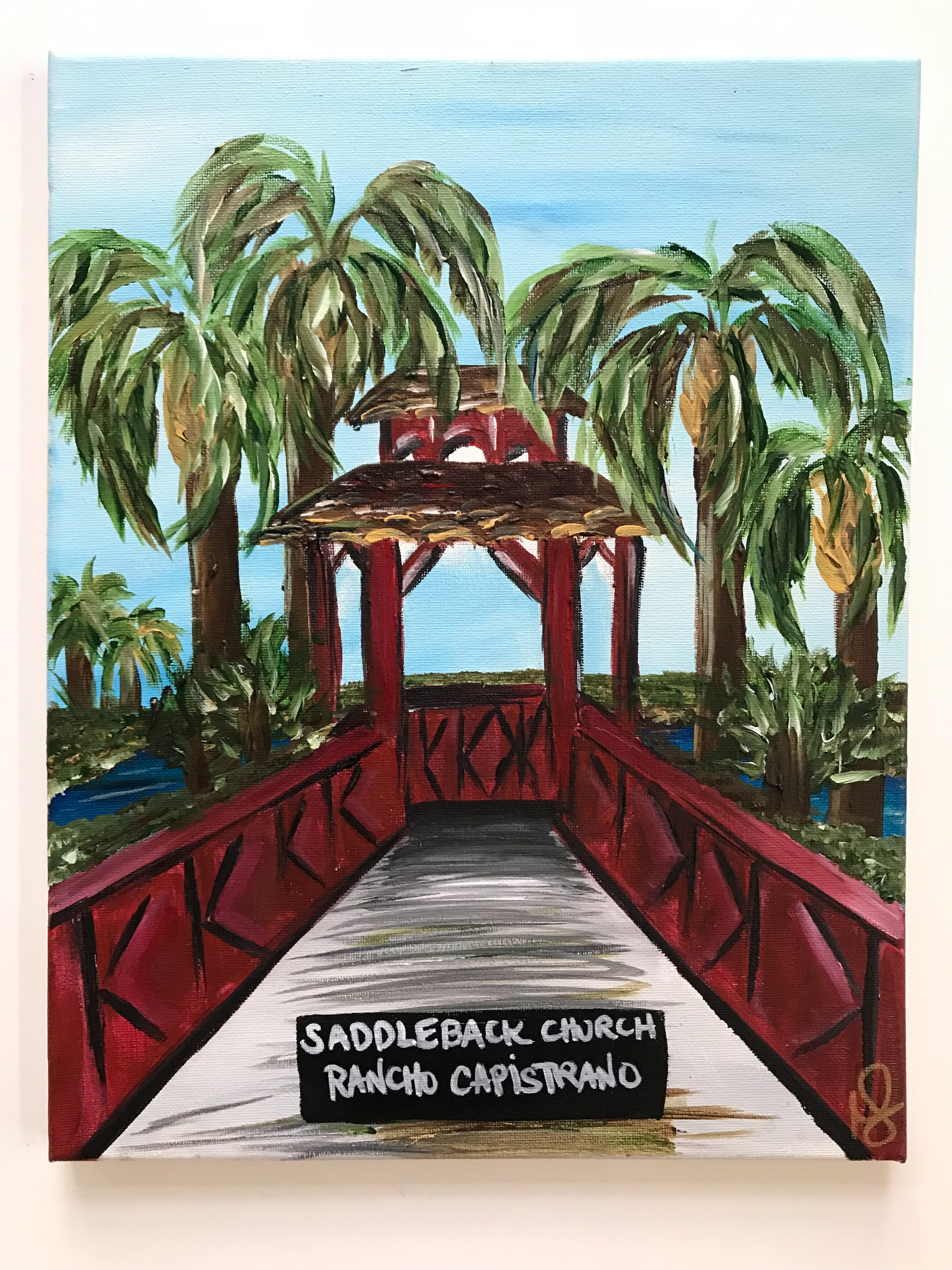 Bridge & Palm Trees