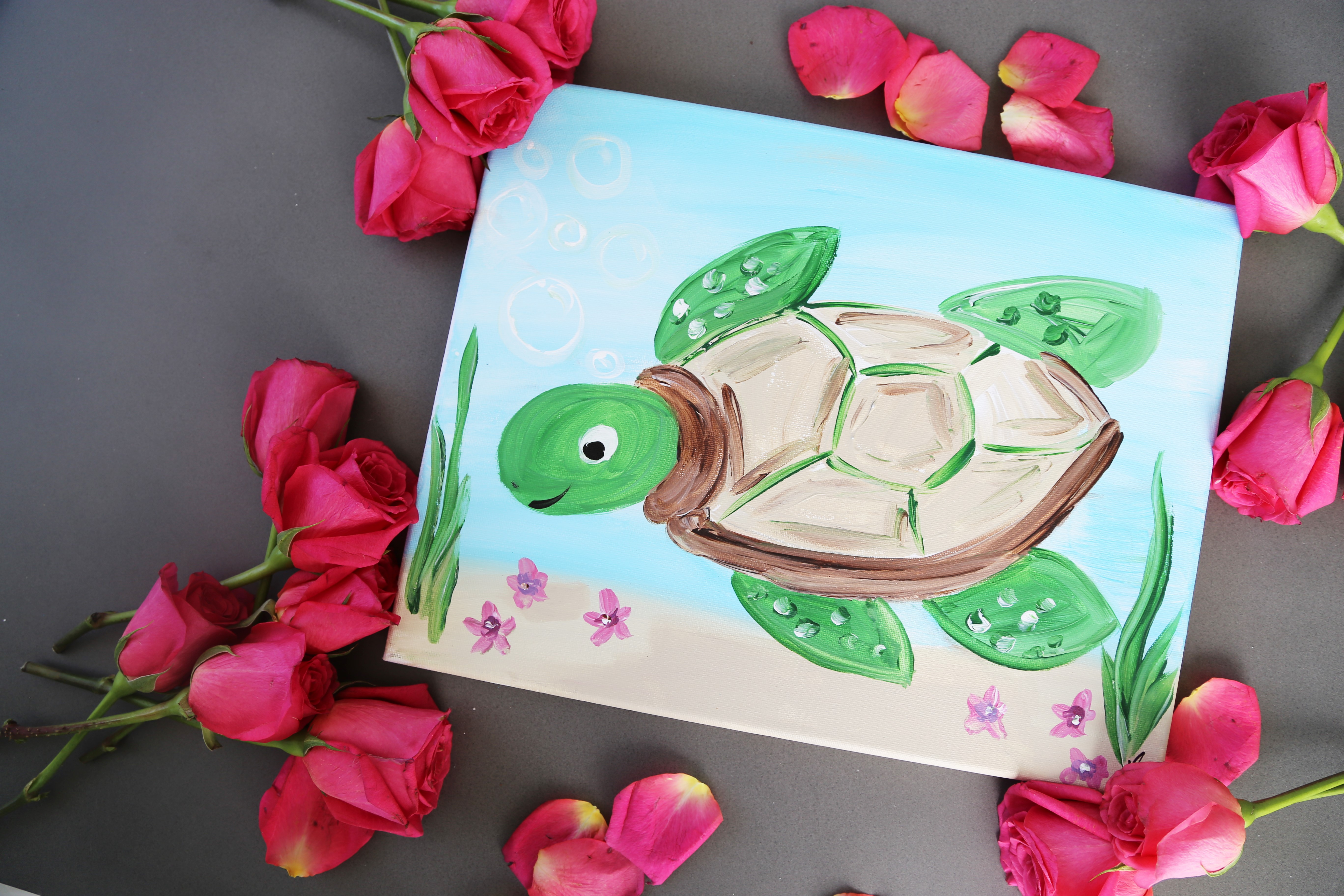 Happy Sea Turtle