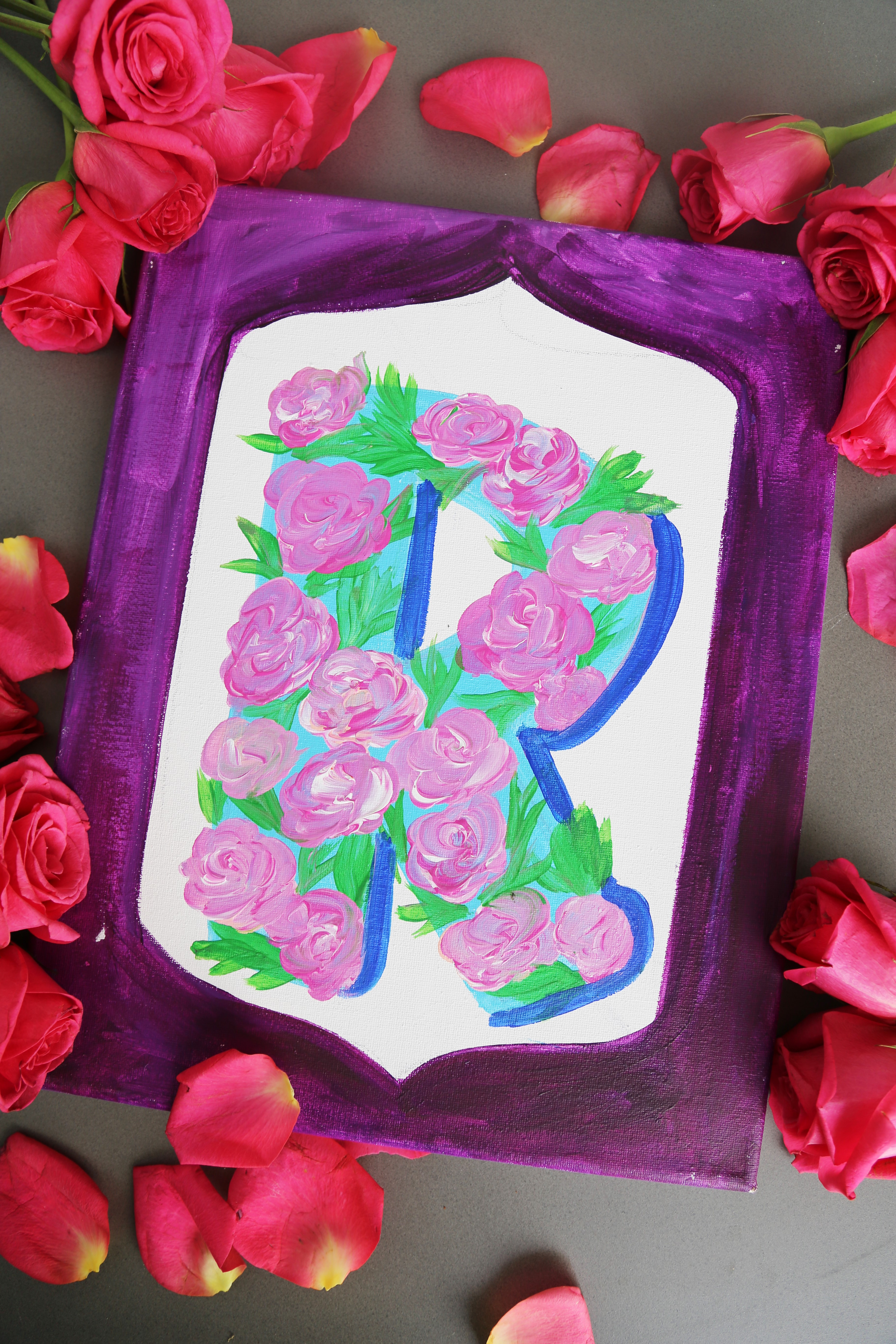 Floral Initial
