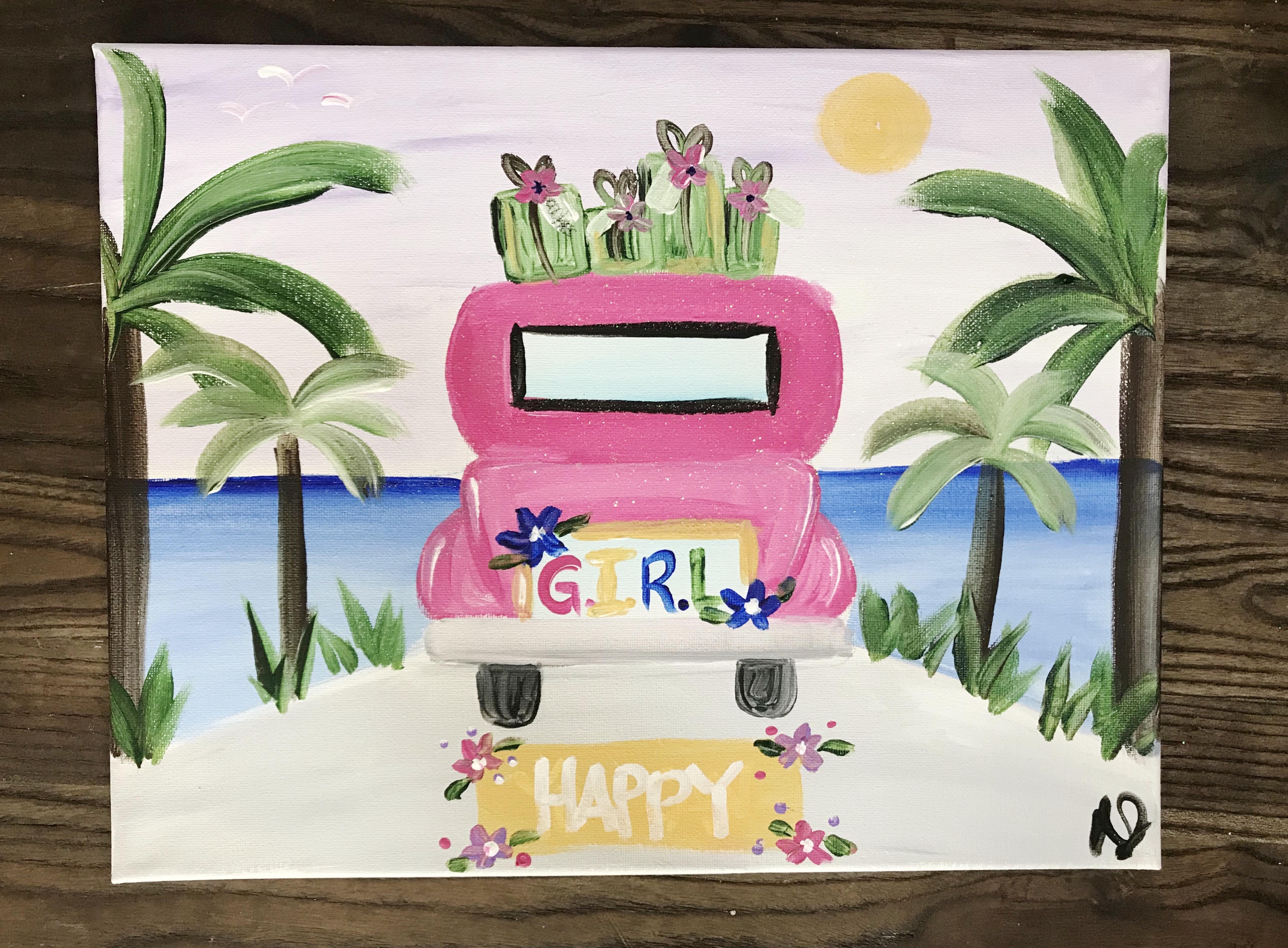 Summer Beach Car