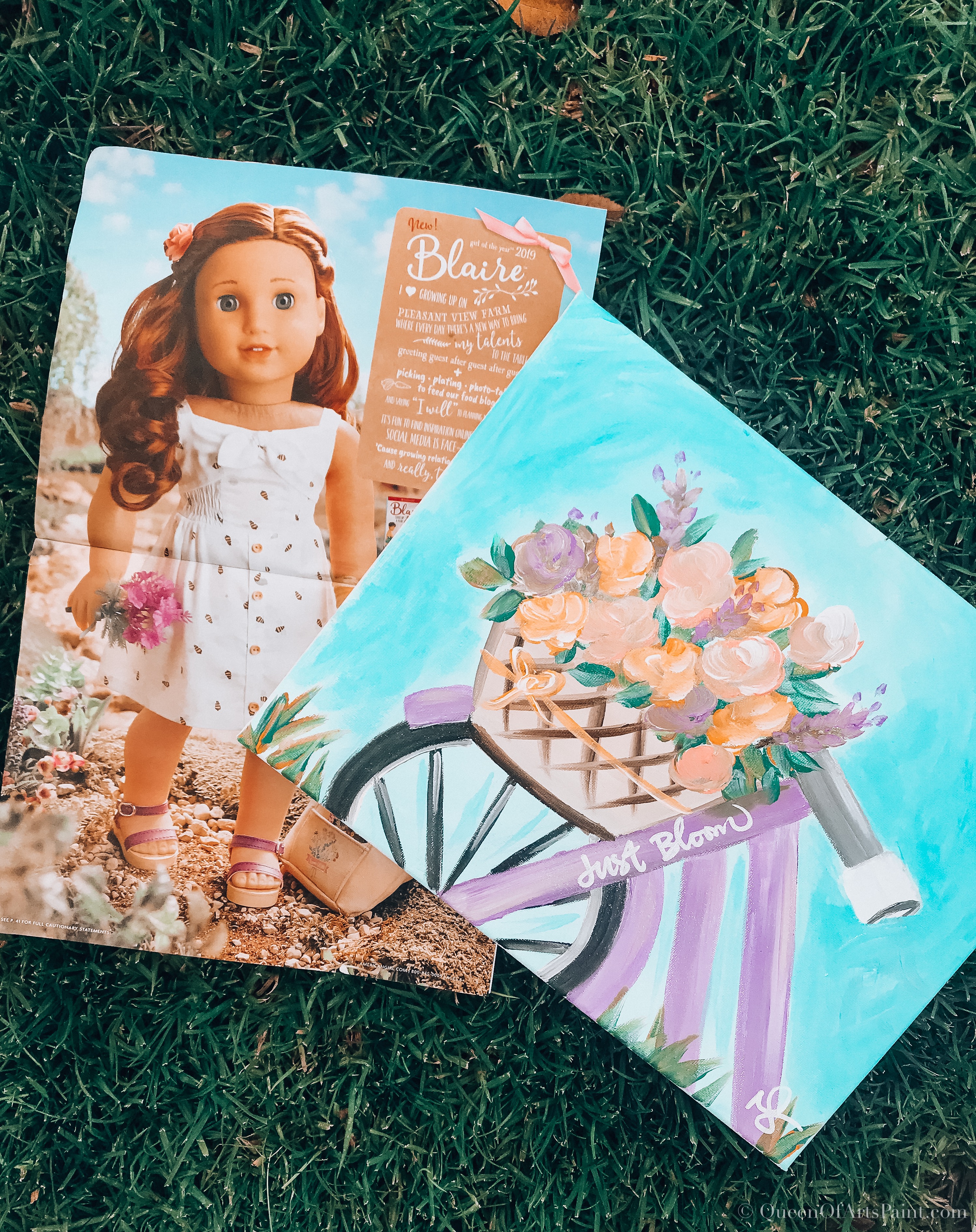 American Girl Bike Floral
