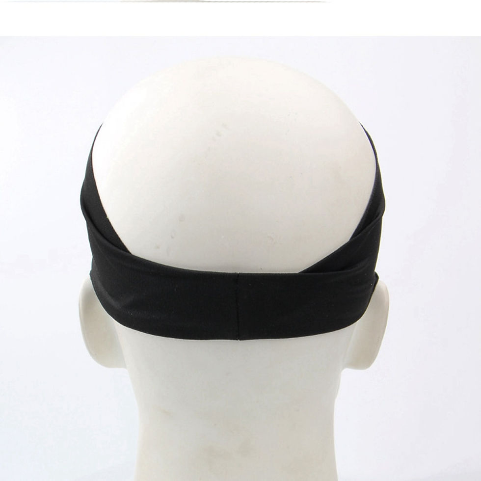 Thumbnail: Elastic Yoga Headband Sport Sweatband Women/Men Running Sport Hair Band Tu