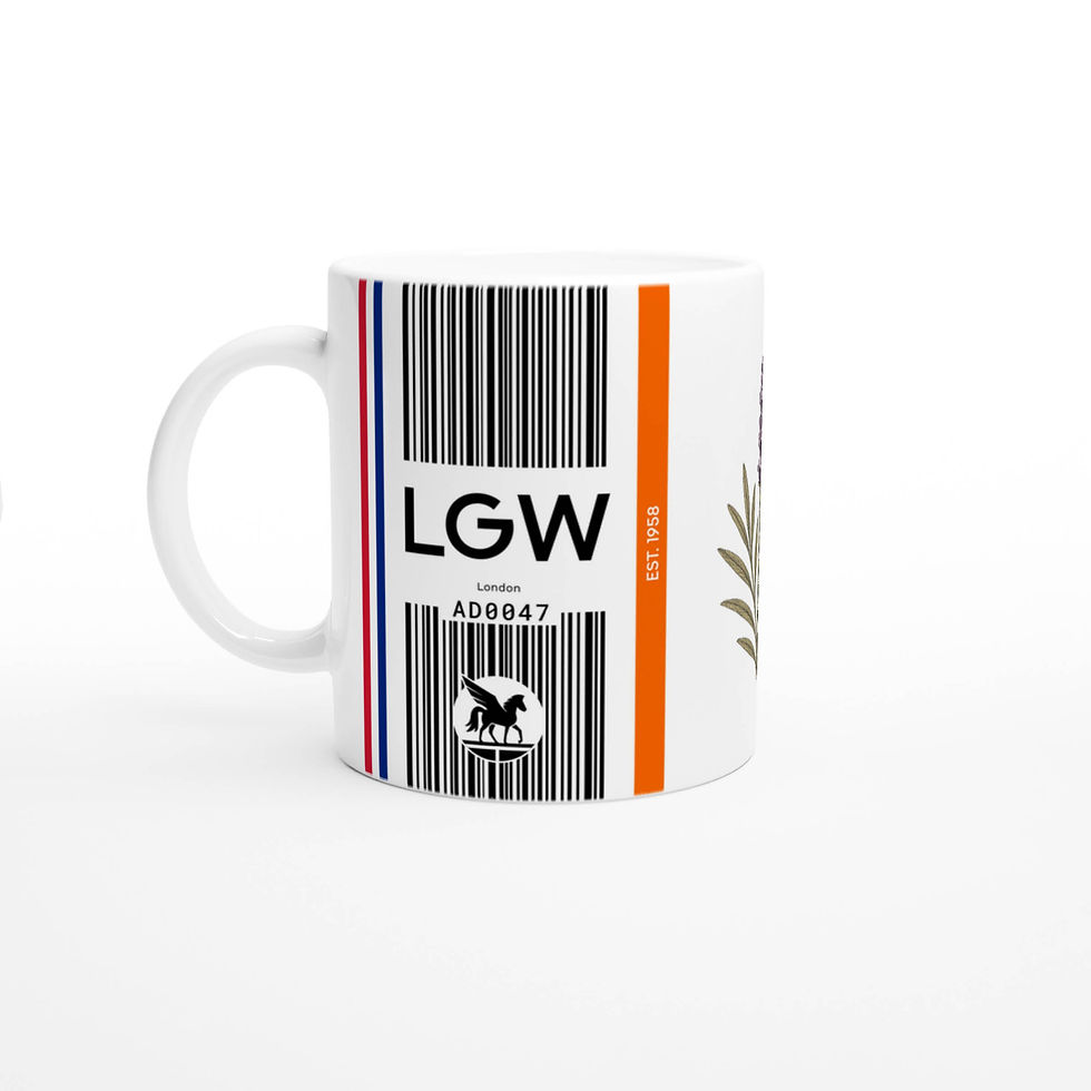 London mug on a white background.