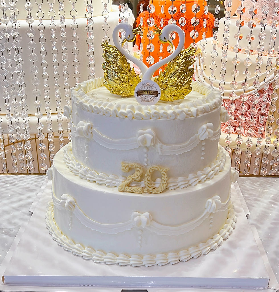 L-15 Two tier Chiffon cake