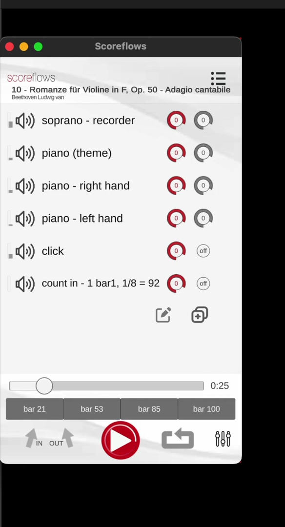 Miniaturbild: Romanze Trailer für Scoreflows - Player (Sopranblockflöte)
