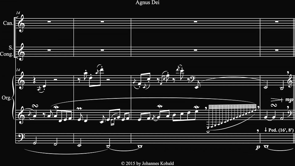 Miniaturbild: Missa Ave maris stella für Choralschola, Kantor Orgel und Gemeinde Trainingsvideo Agnus Dei