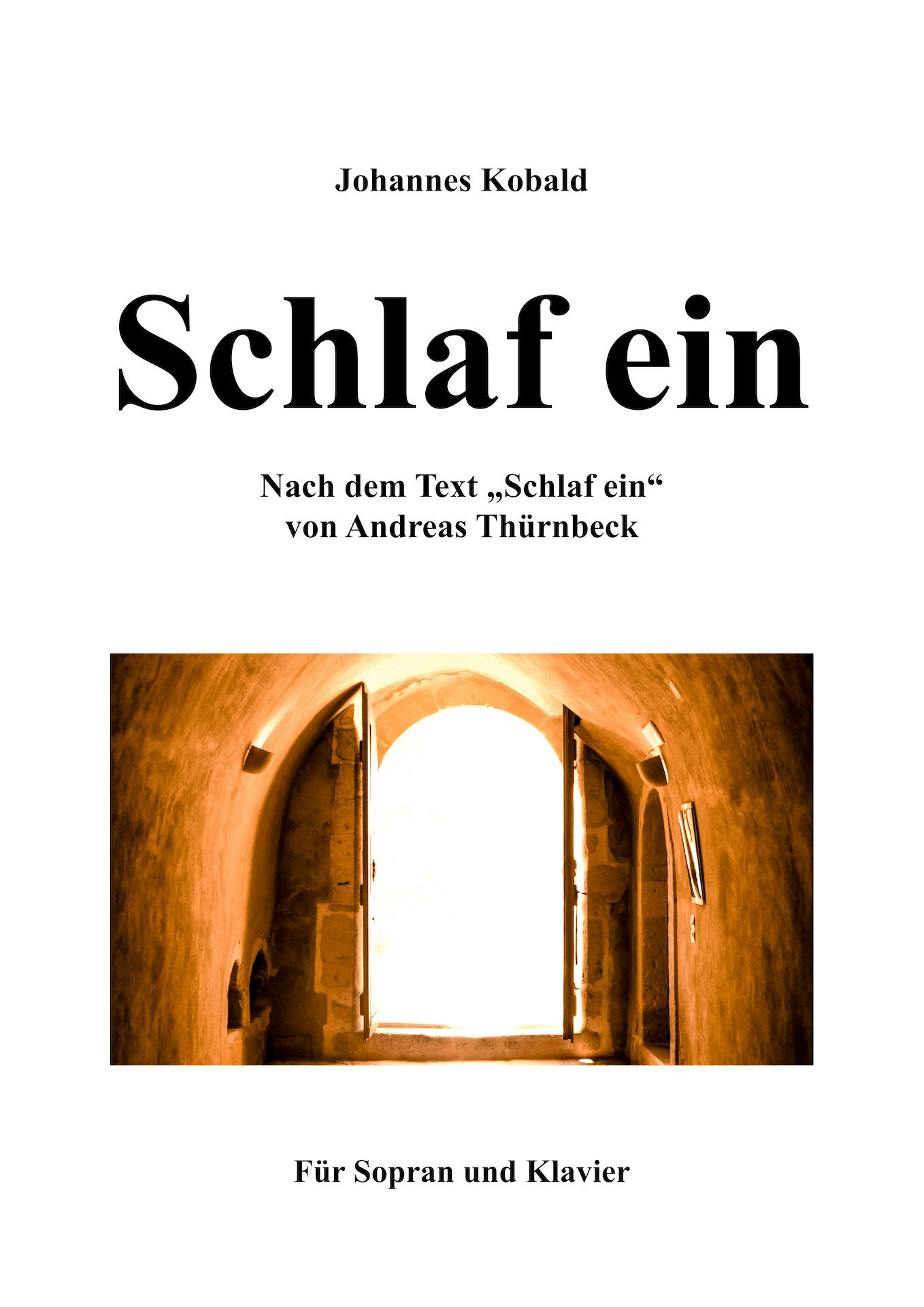 Schlaf ein für Sopranstimme und Klavier - Coverbild