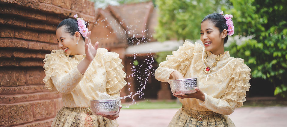 young-smiling-women-dress-beautiful-thai-costumes-splashing-water-temples-preserve-good-cu