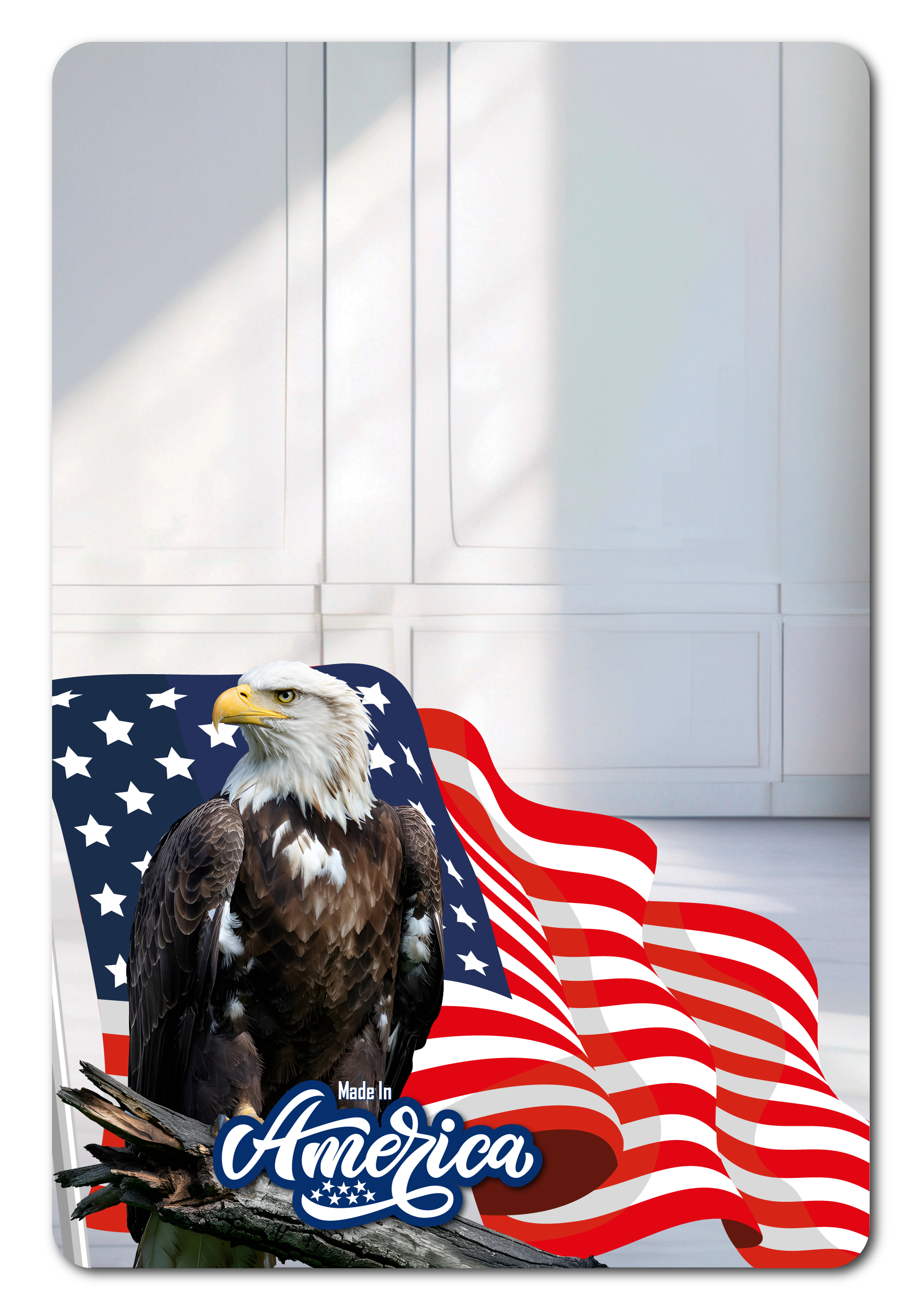 Made in America Eagle Locker Mirror